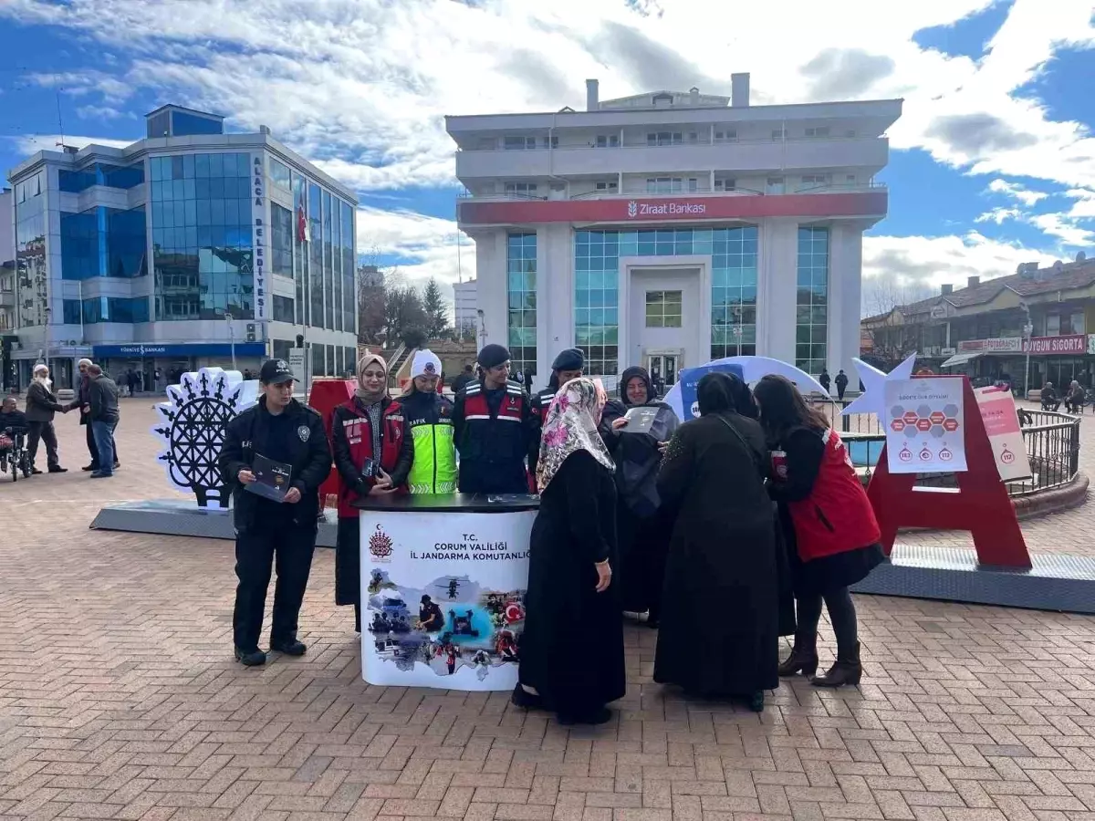 Alaca’da KADES ile Uyuşturucu ve Aile İçi Şiddetle Mücadele Farkındalığı