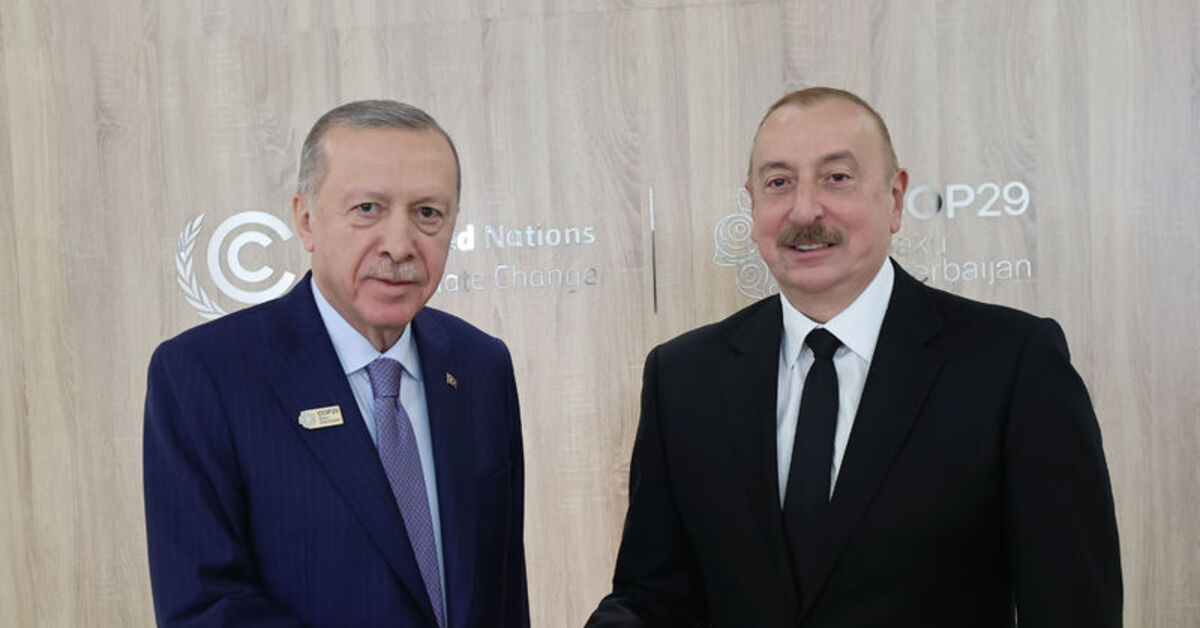 Cumhurbaşkanı Erdoğan Azerbaycan Cumhurbaşkanı Aliyev ile görüştü